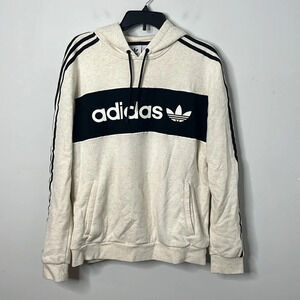 Adidas Cream Logo Hoodie